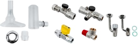 Wolf Aansluit-Set combiketels AP incl. KFE-kraan en therm. beveiliging, 2072345