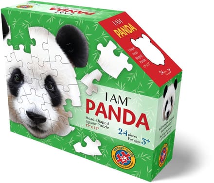 MAD CAPP puzzel speelgoed Panda voor kinderen - educatief dierenplezier.