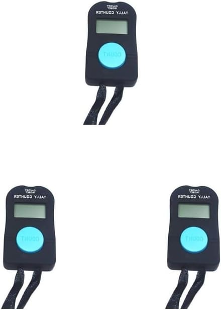 Hand Tally Counter - Digitale Teller - Sport Wedstrijd Tellen - Draagbaar Ontwerp - 6 x 4 x 2 cm