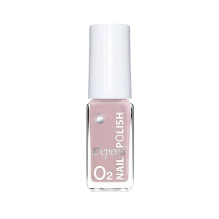 Depend Cosmetic | Nagellak | Nailpolish | O2 | lila/roze met glitter/shimmer | 832 | 5ML