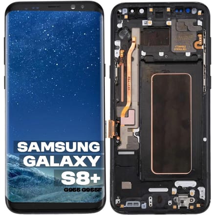 Lcd Scherm + Touchscreen Samsung Galaxy S8 Plus G955 G955F Incell Zwart Frame