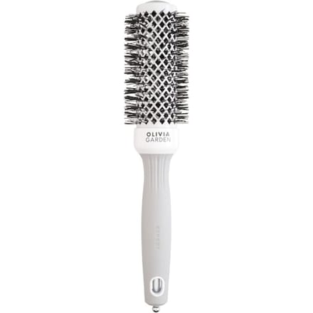 Olivia Garden Expert Blowout Shine Föhnborstel Wit-Grijs - diameter 35