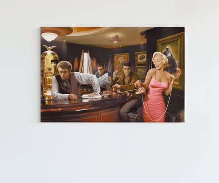 Canvas Schilderij - Marilyn Monroe - Wanddecoratie - Bekende Persoon - 60x40 cm