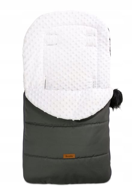 Sensillo - Husky Baby Slaapzak - Grafiet / Wit