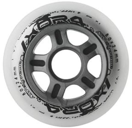 Nils Extreme Serie - PU Wielen - 80 mm - 82A Hardheid - Wit