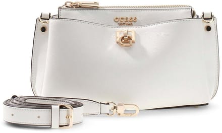 GUESS schoudertas Bianca Mini Crossbody White wit