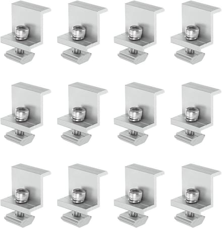14 stuks Z-beugels voor montage zonnepanelen 35 mm