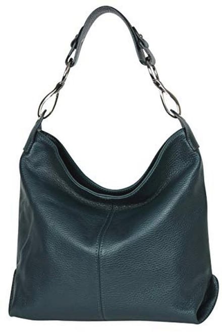 Italian leren schoudertas hobo tas voor dames