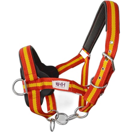 Hispano Hipica Extra Strong Halster Geel,Rood Cob
