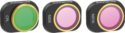 50CAL Drone Camera Lens Filters Set voor DJI Mini 4 Pro - CPL + ND8/16
