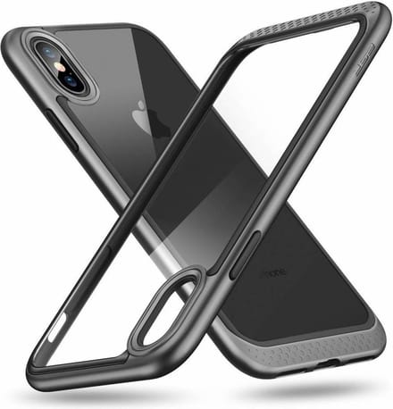 ESR iPhone 7 Plus bumper met transparant achterkant zwart
