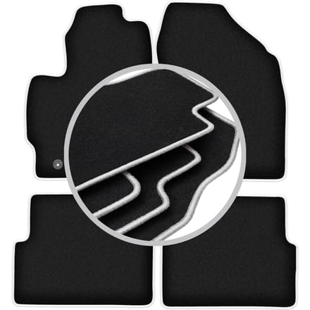CARLUX-SILVER automatten voor: Toyota Auris I hatchback (2007-2012)