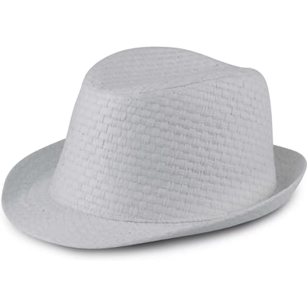 K-up Strohoed in retro Panama-stijl KP612 - White - 59 cm