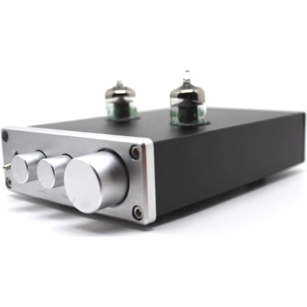 JC-AUDIO TUBE05 BT Décodeur Préamplificateur à tube Décodeur audio Récepteur audio BT avec préampli à tube US argenté