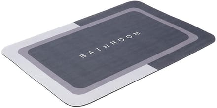 Bathroom Solutions - Antislipmat - 59x39 cm - Grijs - Latex Bodem