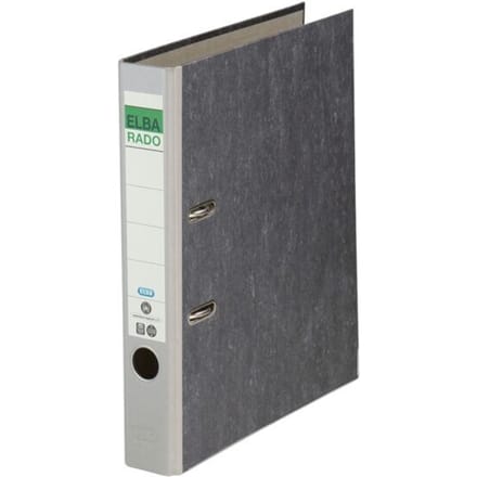 ELBA ordner rado gewolkt, rugbreedte: 50 mm, grijs