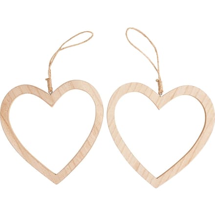 VBS Decoratieve hanger harten, set van 2
