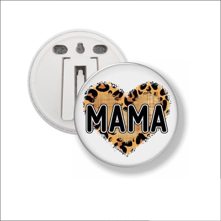 Button Met Clip 58 MM - Mama