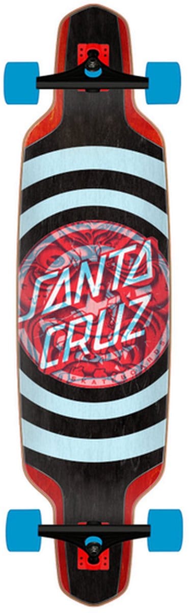 Santa Cruz - Decoder Roskopp Black/Red 37.5 Drop Down Longboard