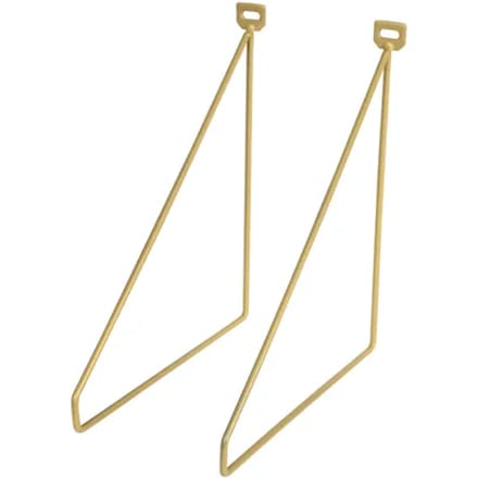 Duraline Plankdrager Dun Ongepolijst Messing 5mm 24x26,5cm