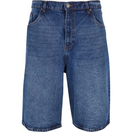 Urban Classics - 90's Heavy Denim Korte broek - Taille, 38 inch - Blauw