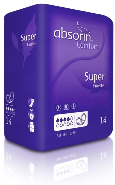 Absorin Comfort finette super 14 Stuks