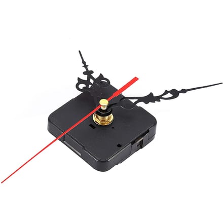 Zwart DIY Mechanisme Quartz Uurwerk Onderdelen Vervanging Reparatie Gereedschap Set Kit wit