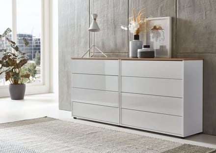 Dailygoods - Commode Milaan Set 1 - Dressoir met Hoogglans Afwerking