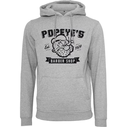 Merchcode Popeye - Popeye Barber Shop Hoodie/trui - M - Grijs