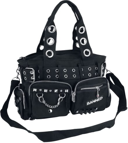 Banned Handtas - Studs - voor Vrouwen - zwart