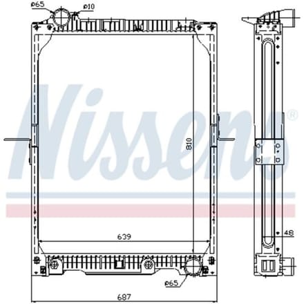 Radiator NISSENS 62646A