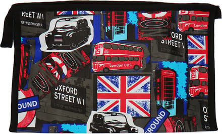 Royal London Theme Cosmetic Bag - 24 x 15 x 7 cm
