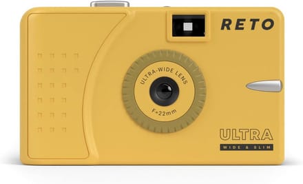 Filmcamera Ultra Wide - Compacte camera - Foto's Maken - Focusvrije groothoeklens - 35 mm - Moddergeel