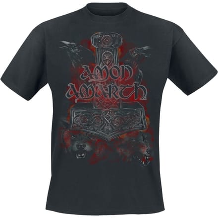 Amon Amarth T-shirt - Crows And Wolves - S tot 4XL - voor Mannen - zwart