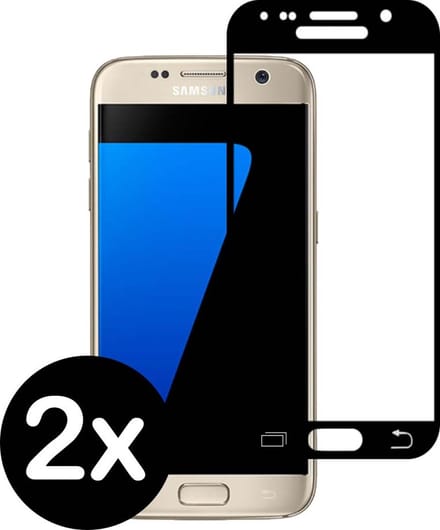 Smartphonica Screenprotector voor Samsung Galaxy S7 van glas - 2 stuks geschikt voor Samsung Galaxy S7