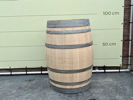 Regenton - Wijnvat - Hoogte 95 cm - Inhoud 225 Liter - Eiken