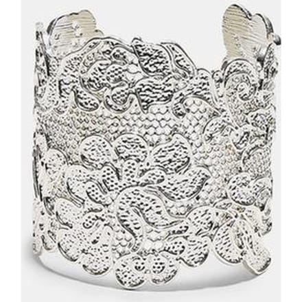 Stradivarius Armband met kanteffect  Grijs OS