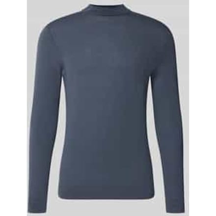 Slim fit shirt met lange mouwen van zuivere scheerwol model 'Arwon'