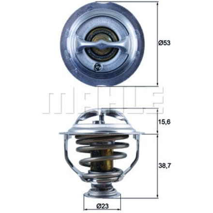 Thermostaat, koelvloeistof MAHLE TX 123 95D