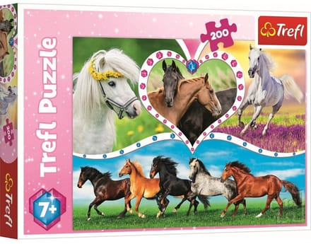 Trefl Paarden Legpuzzel - 200 stukjes - Vanaf 7 jaar