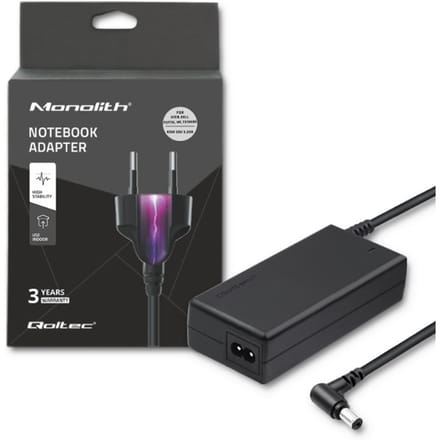Qoltec laptopvoeding 65W |   20V |   3,25A |   5.5*2.5 |   Stroomkabel