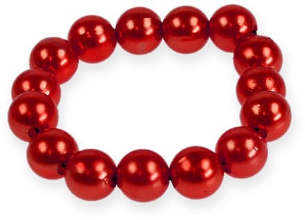Parels Rood | 10mm | 115 stuks