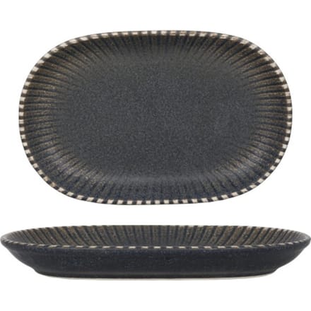 ID Fine Serveerschaal - Reckless - Porselein - 23 cm - set van 2