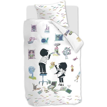 Kinderdekbedovertrekstet Art | Beddinghouse x Fiep Amsterdam