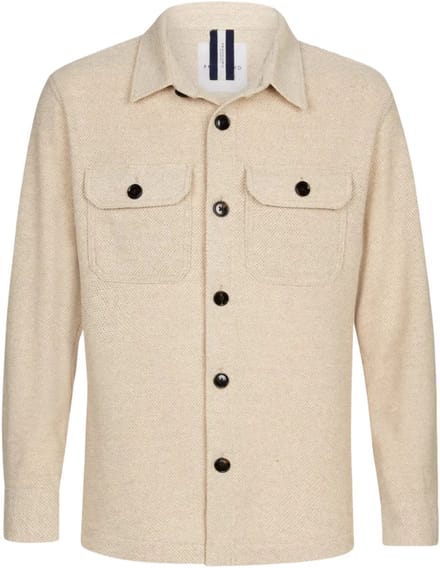 Profuomo - Vest Beige Profuomo Overshirts Beige Ppwf10017
