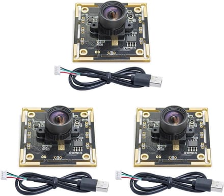 Cameramodules - Groothoek USB - Technische projecten - 100 graden gezichtsveld - 3 meter kabel - Zwart