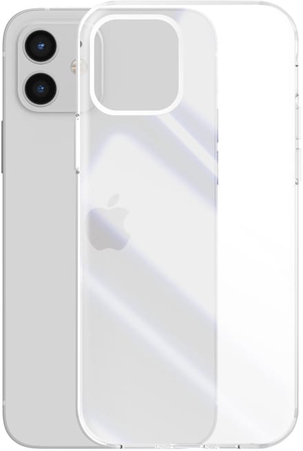 Just in Case Soft TPU case hoesje geschikt voor iPhone 12 en iPhone 12 Pro - transparant