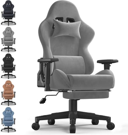 Ergonomische Gamingstoel met Verstelbare Rugleuning en Armleuningen - Ideaal voor Thuiswerk en Gaming