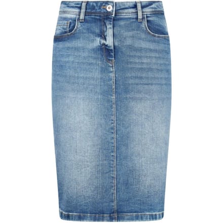 Hv Society - Skirts - Denim Blue - S (36)