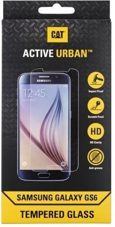 Caterpillar - CAT Tempered Glass Screen Protector voor Samsung Galaxy S6 - Transparant